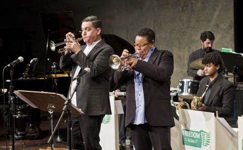 Photograph of jazz band