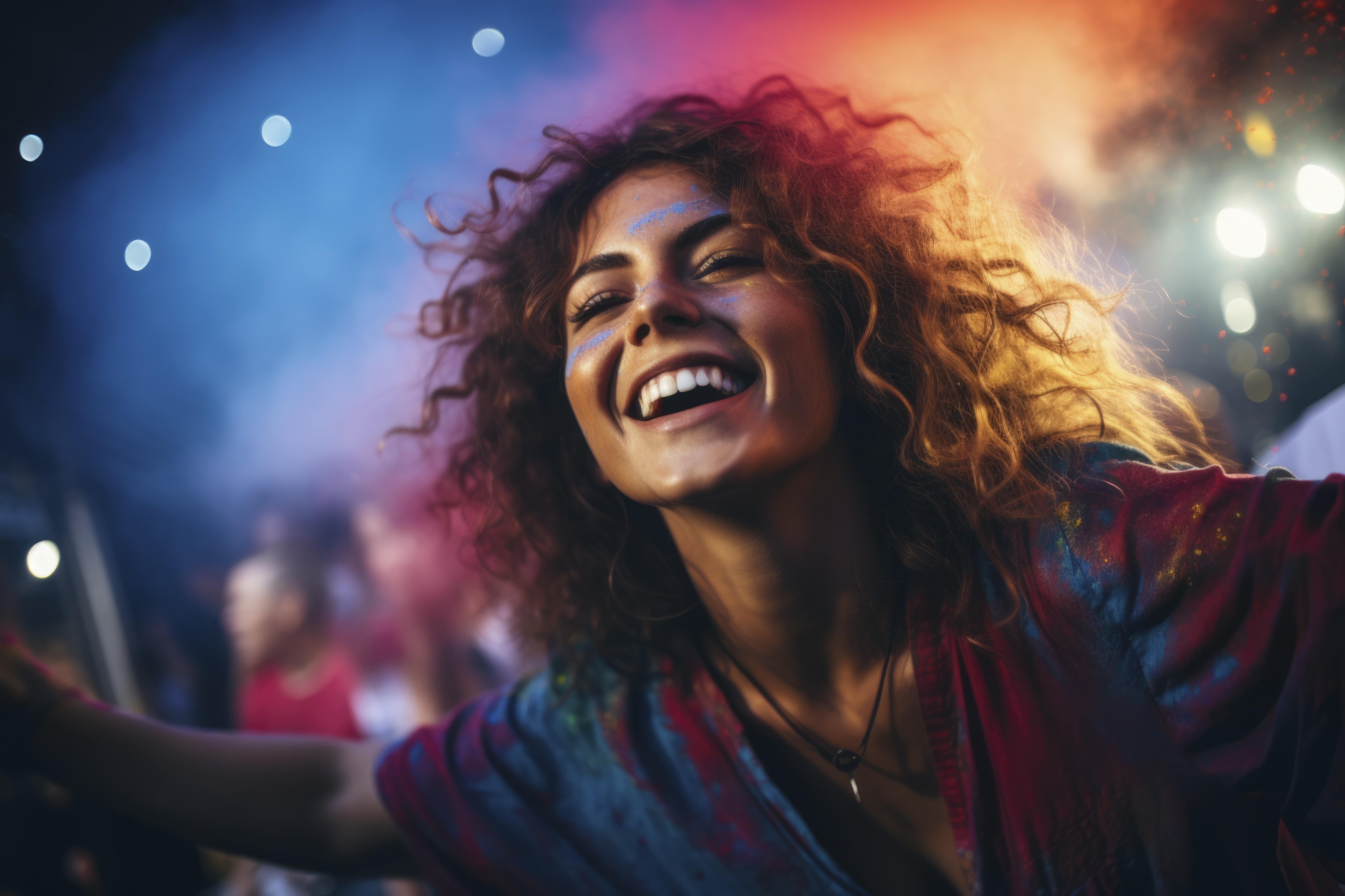 Photo of girl smiling at a party